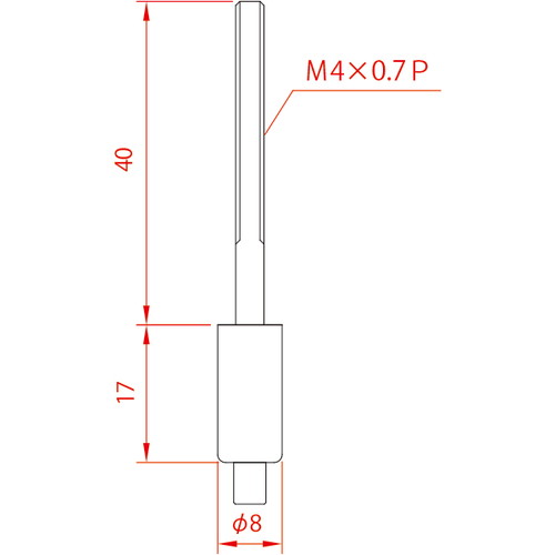 レール用パーツ，アンカータイプ，PR-N1(S)，銀，58518-1Sの補助画像