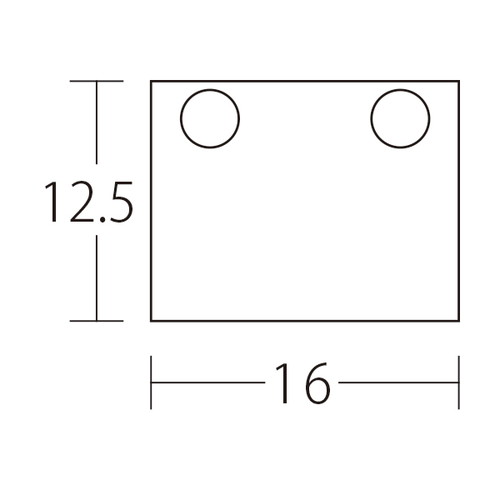 CR-1C，レールキャップ，ホワイト，55448WHTの補助画像