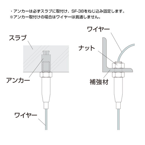 アラカワ，ワイヤーハンキングシステム，SF-38，43243***の補助画像