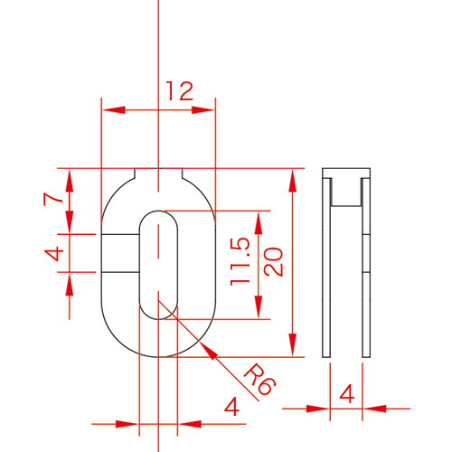 ハンディミニ下部座金，No4，φ1ワイヤー付，A0784***の補助画像
