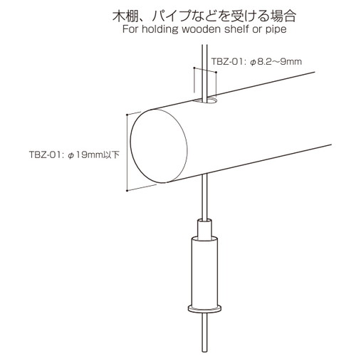 ラインプロップ，中軽量用，TBZ-01，58469-01の補助画像