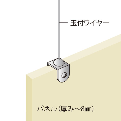 ワイヤーディスプレイEタイプφ1.0*1500mm，51385-2*の補助画像
