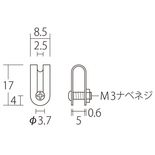 F-7，吊り金具(玉付ワイヤー用)，51403***の補助画像
