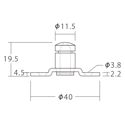 CS-101，吊金具(玉付ワイヤー専用)，55785***の補助画像