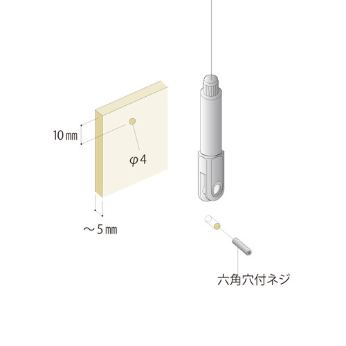 HS-115，ロックパネルホルダー，58757***の補助画像