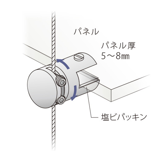 PS-30，パネルホルダーシングル，58605***の補助画像