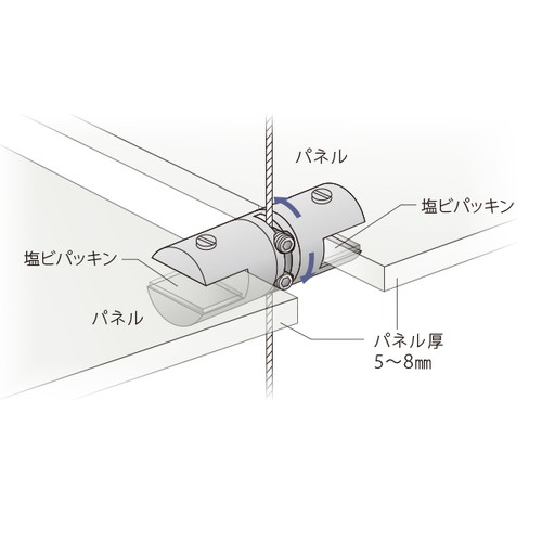 PW-20，パネルホルダーダブル，58606***の補助画像