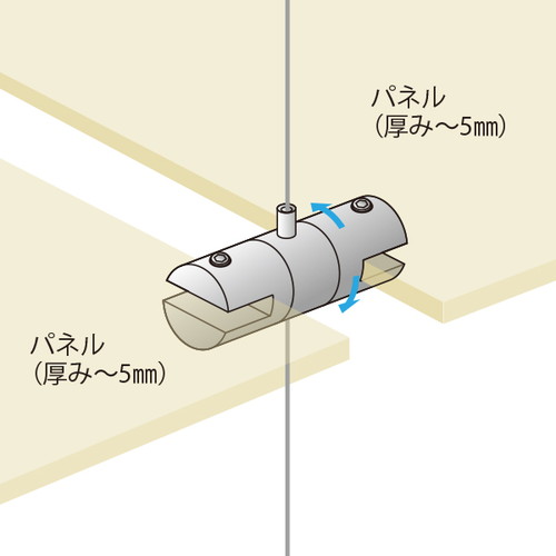 PW-12，パネルホルダーダブル，58608***の補助画像