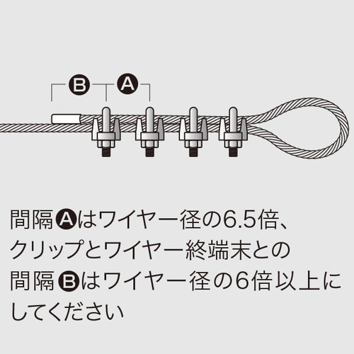 ワイヤークリップ，WCP-30，43356-30の補助画像