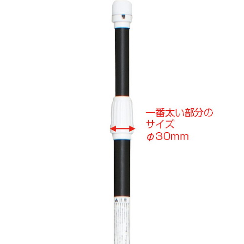 のぼり竿，オリジナルポール，3M，黒，30537BLKの補助画像