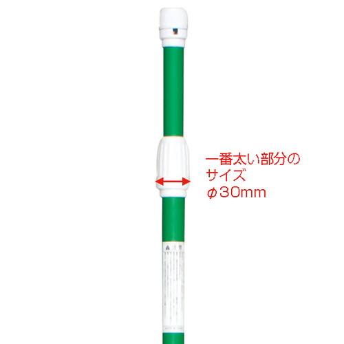 のぼり竿，オリジナルポール，3M，緑，30537GRNの補助画像