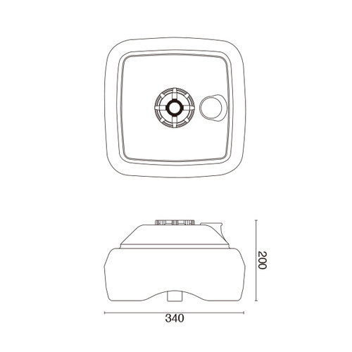 注水式のぼり竿用スタンド，11L，白，60055***の補助画像
