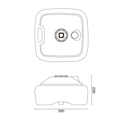 注水式のぼり竿用スタンド，16L，白，60056***の補助画像
