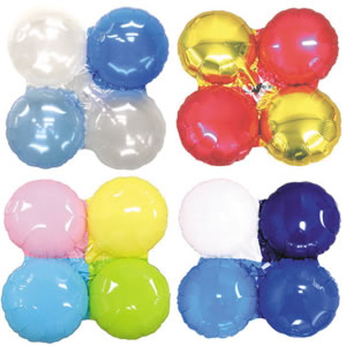 共通クラスターバルーン10枚，銀×金，51078-3*の補助画像
