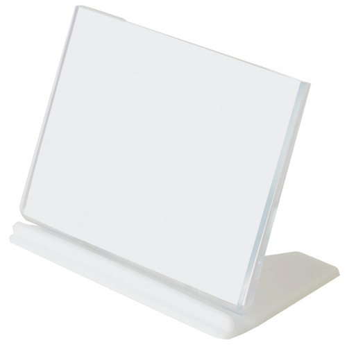 リクライニングカードホルダーUC-1，白，中紙ムジ，07501WHT の商品画像