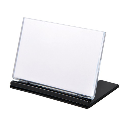 リクライニングカードホルダーUC-2黒中紙ムジ，07502BLK の商品画像