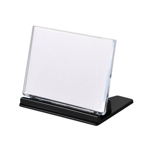 リクライニングカードホルダーUC-3黒中紙ムジ，07503BLK の商品画像