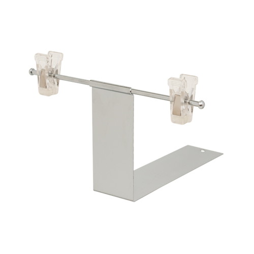 エンド用POPクリップ，直角(クローム)，61731-03 の商品画像