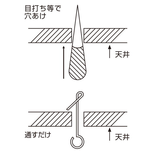 ラクラクフック，(10本入)，20905PAC の補助画像