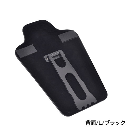 折りたたみ式ネックレススタンドL黒，布，60162-01の補助画像