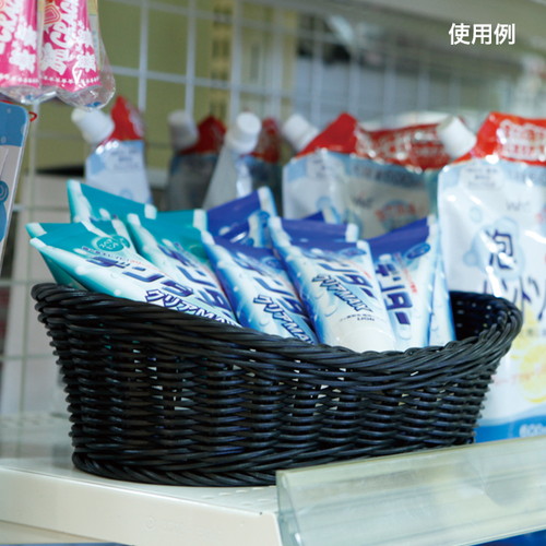舟型バスケット，S，ブラック，55231-S*の補助画像