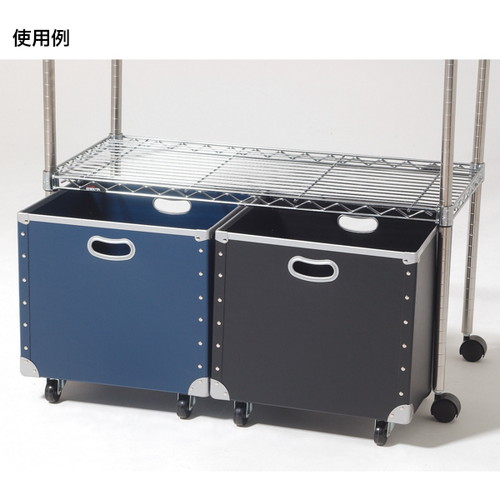 キャスター付BOX，ライトグレー，W420，40190LGYの補助画像