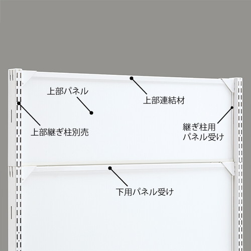 BR50用上部パネル，白，W900，H300，61953-01の補助画像