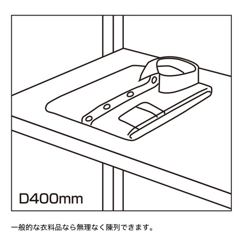 ガラス棚セット，W900mm，D400，40458-3*の補助画像