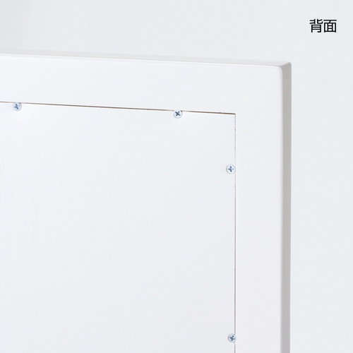 木製スリム立掛けミラー(鏡厚5mm)白，56552***の補助画像