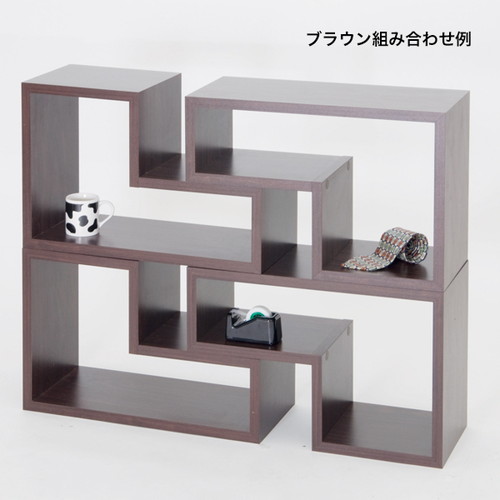 パズルラック(4個組) ナチュラル 53744-2* | 激安特価販売 看板