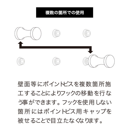 Pビス用フック，ステンレス，ライトアングル35，SCPEA005の補助画像