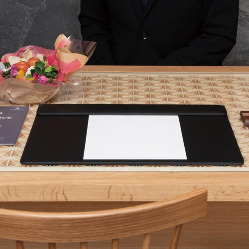 デスクマット，マグタイプ，HG14BK，ブラック，61210BLKの補助画像