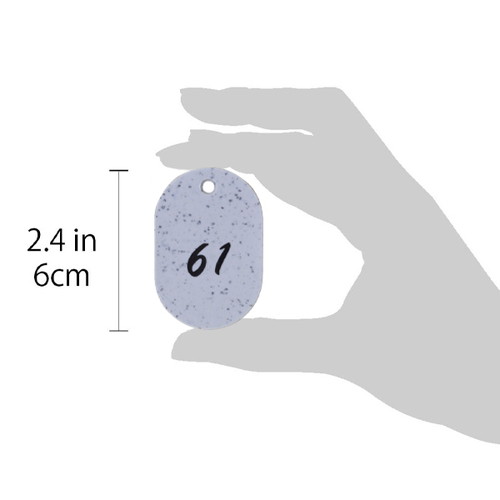 グラニット番号札，51~100，グレー，11803GRYの補助画像