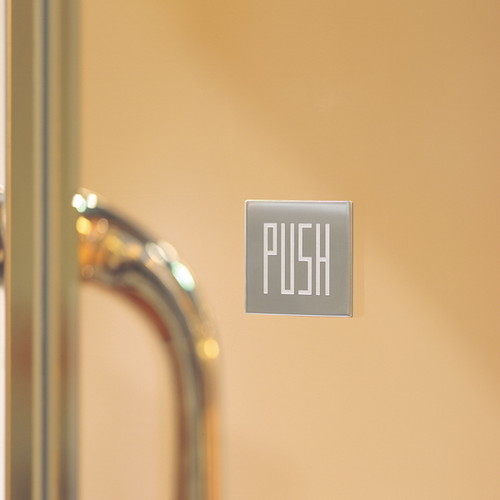 ドアサイン(35mm角)，DS7-006，PUSH，52311-2*の補助画像