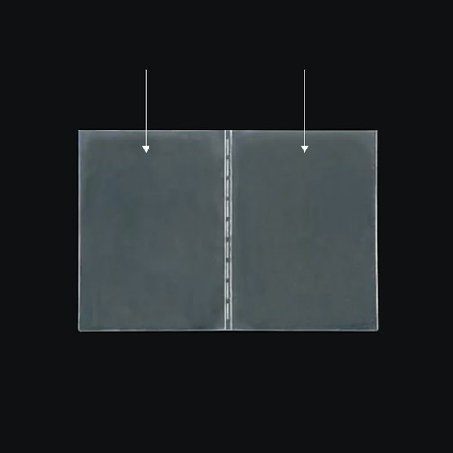 洋風メニュー用ビニール，2ポケット，中，B5，49764-3*の商品画像