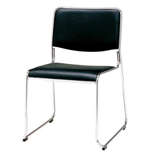 マッキン，スタッキングチェア，ブラック，60690BLKの商品画像