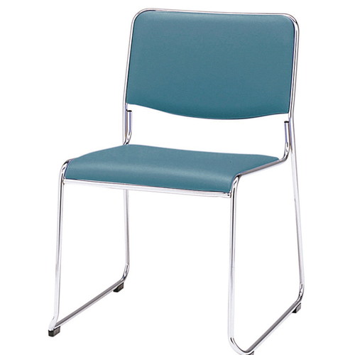 マッキン，スタッキングチェア，ブルー，60690BLUの商品画像