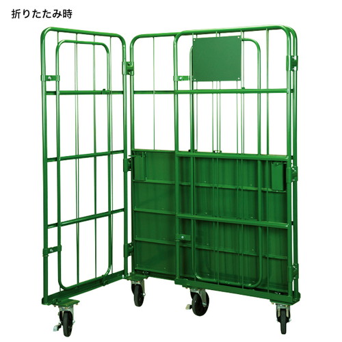 店舗用ラスパレ，観音扉タイプ，KB-4C，緑，54799-1*の補助画像