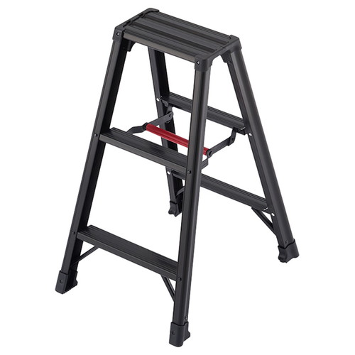 軽量専用脚立，脚軽，黒，3段，H790，60445-02の商品画像