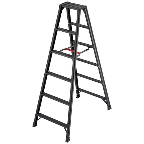 軽量専用脚立，脚軽，黒，6段，H1690，60445-05の商品画像