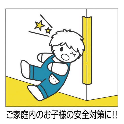 コーナースポンジ，PSRLY-450mm，グレー，2本入，54192-2*の補助画像