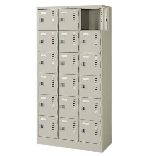 18人用ロッカー3連4号，LK18-AW，52395-AWの商品画像