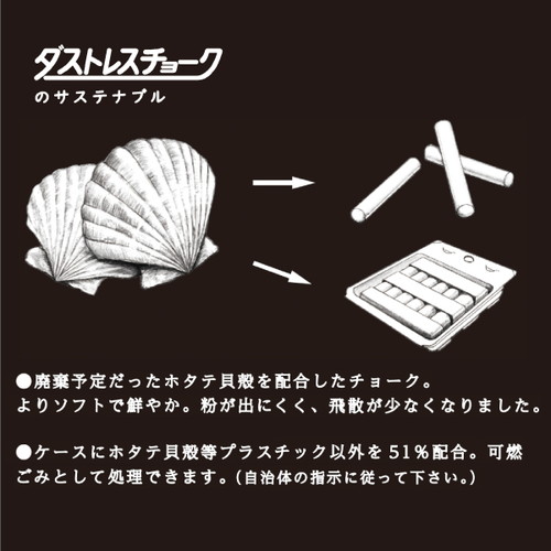 ダストレスシーシェルチョーク 6本入 6色 13910-02