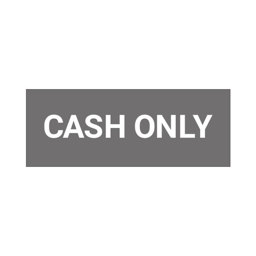アクリルカラー専用カッティングシート CASH ONLY 64451-04