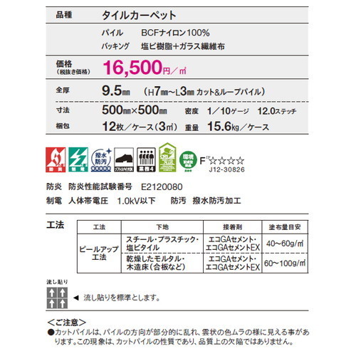 東リタイルカーペットエクスクローム5000の画像