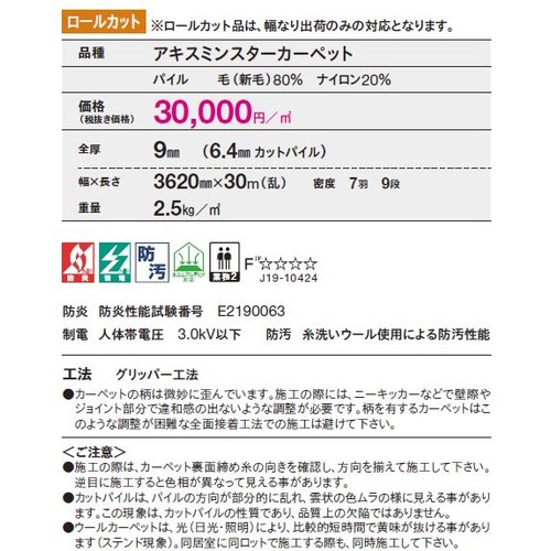 東リロールカーペットロイヤルタイ+東リコレクションの補助画像