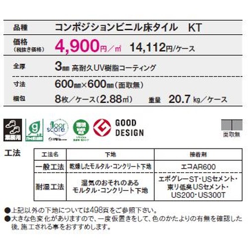 東リ，タイル，ダイナミックストーン，ケース売り，8枚入の補助画像