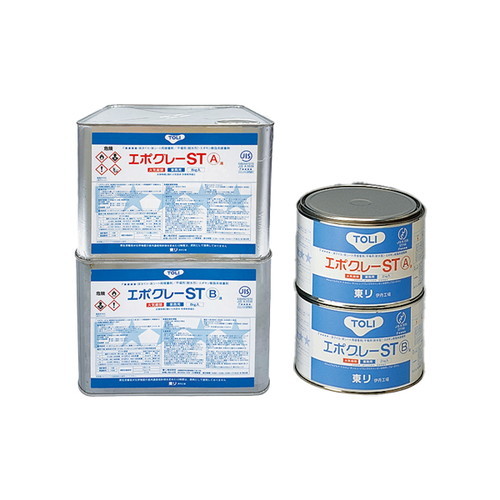 東リ 接着剤 エポグレーST 4kgセット NSTEP-Sの画像