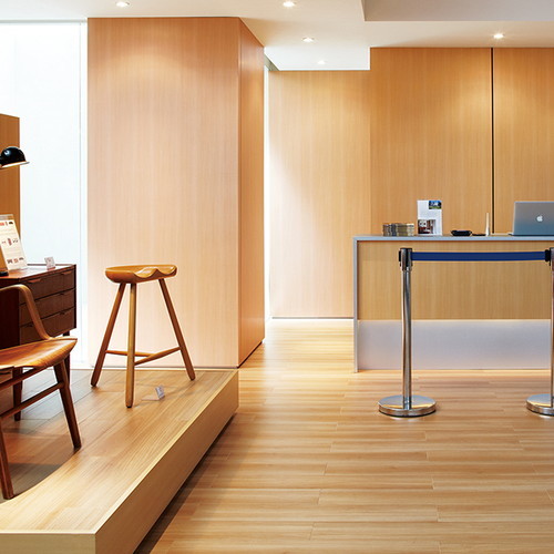 立面仕上材 リアルデコ Wood Standard Wood Light Beige 1m単位