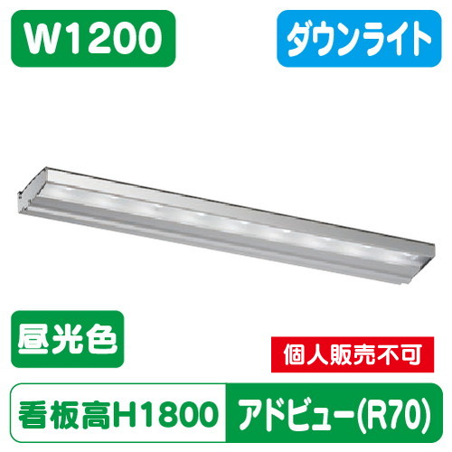 タテヤマアドバンス アドビューN1200 R70タイプ(D) 昼光色(6500K) 5104706 の商品画像